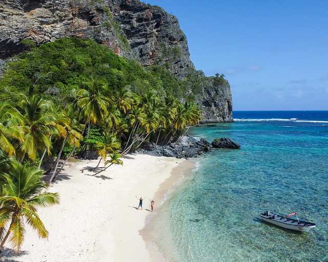 Imagen paisaje con playa